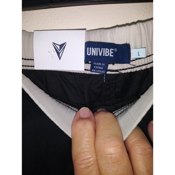 NWT Univibe Boy's Pull On Shorts Black L - Picture 6 of 11
